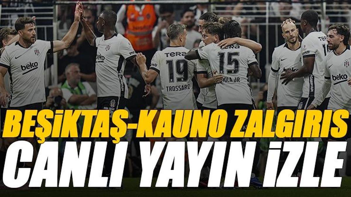 Beşiktaş - Kauno Zalgiris maçı canlı izle | BJK KAUNO maçı şifresiz 🚨 (UEFA Avrupa Ligi maçı canlı yayın)