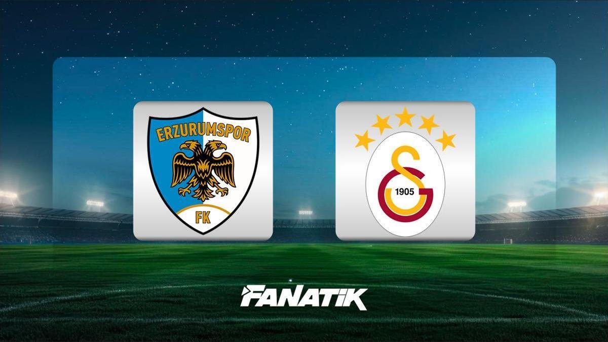 🚨CANLI | Erzurumspor FK - Galatasaray maçı Canlı Anlatım - ERZ GS maçı kadroları, skoru ve istatistikleri (Süper Lig 2. hafta maçı)