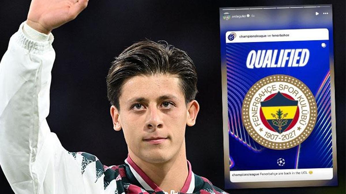 Lyon maçı sonrası Arda Güler'den Fenerbahçe paylaşımı! Sosyal medyada gündem oldu - Fanatik Gazetesi Fenerbahçe (FB) Haberleri Spor