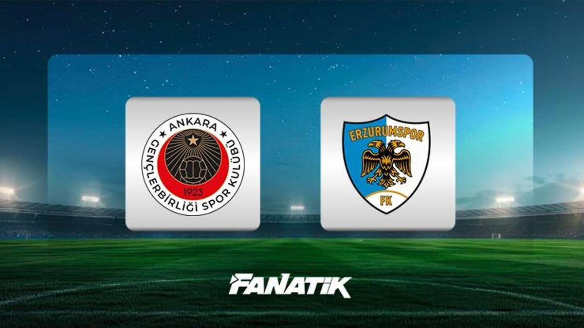 CANLI| Gençlerbirliği - Erzurumspor FK (Süper Lig 3. hafta maçı)