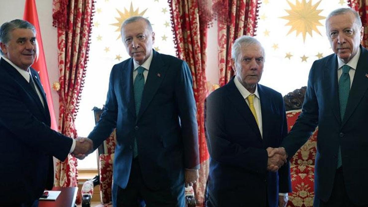 Cumhurbaşkanı Erdoğan, kulüp başkanlarını kabul etti - Spor Haberleri