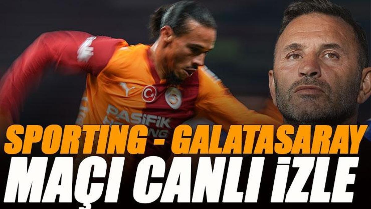 🚨 Sporting - Galatasaray maçı canlı izle | GS SPORTING maçı şifresiz (Şampiyonlar Ligi maçı canlı yayın)