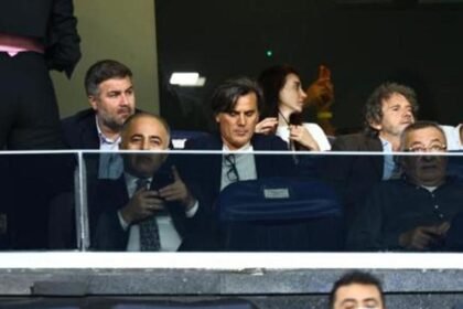 A Milli Takım Teknik Direktörü Vincenzo Montella, Fenerbahçe- Roma maçında