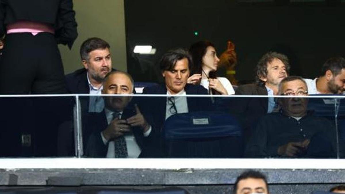 A Milli Takım Teknik Direktörü Vincenzo Montella, Fenerbahçe- Roma maçında