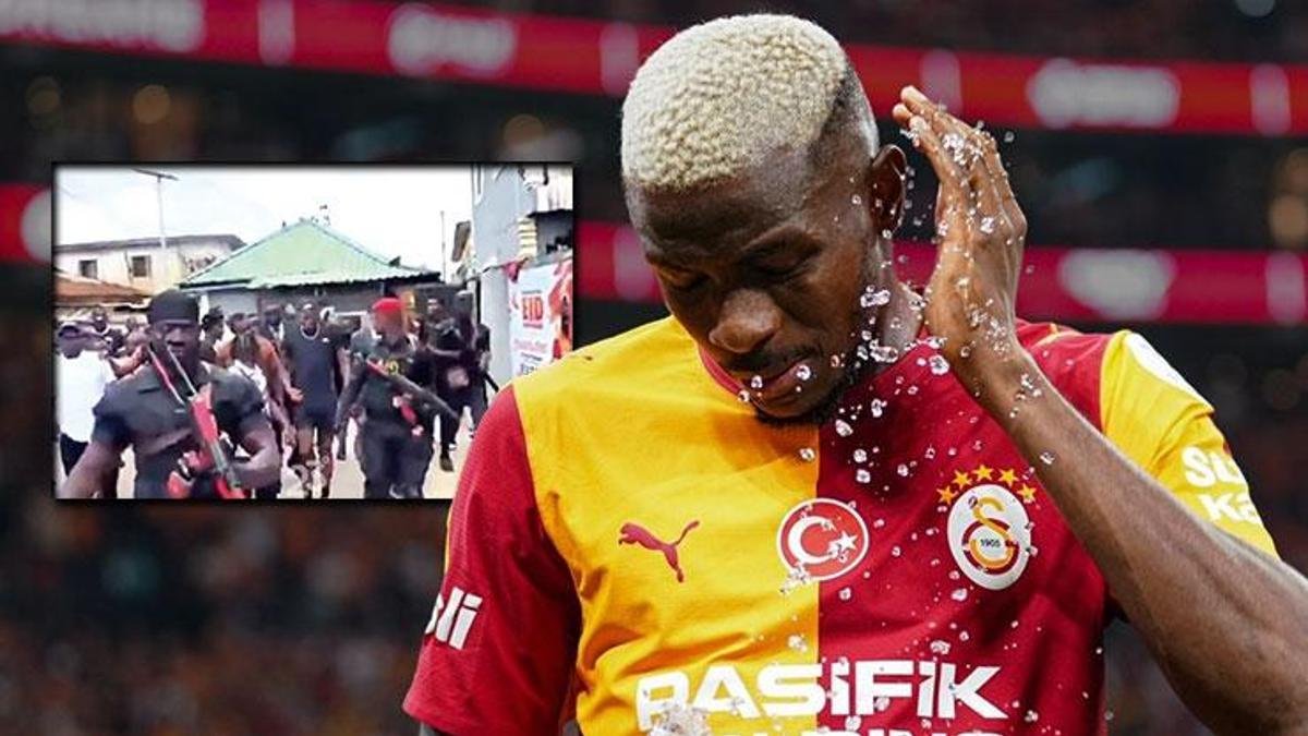 Victor Osimhen'i Nijerya'da askerler korudu! İlginç anlar kameralara yansıdı - Fanatik Gazetesi Galatasaray (GS) Haberleri - Spor