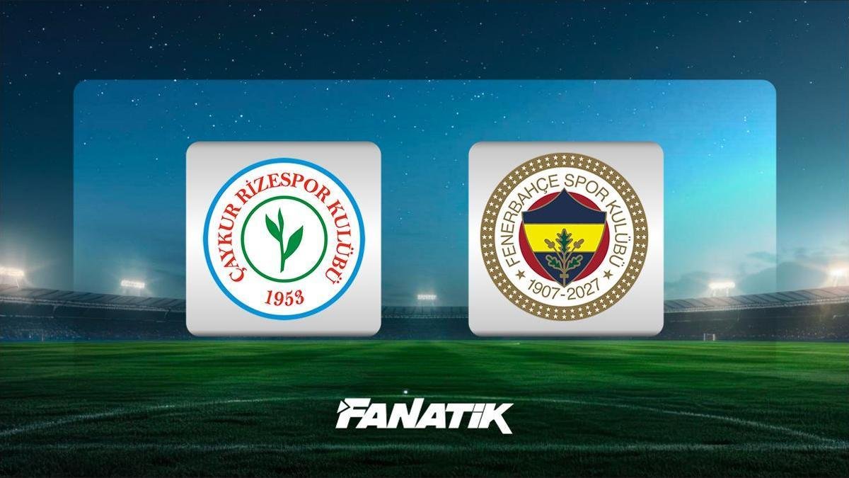 🚨MUHTEMEL 11'LER | Çaykur Rizespor - Fenerbahçe maçı ne zaman, saat kaçta hangi kanalda?