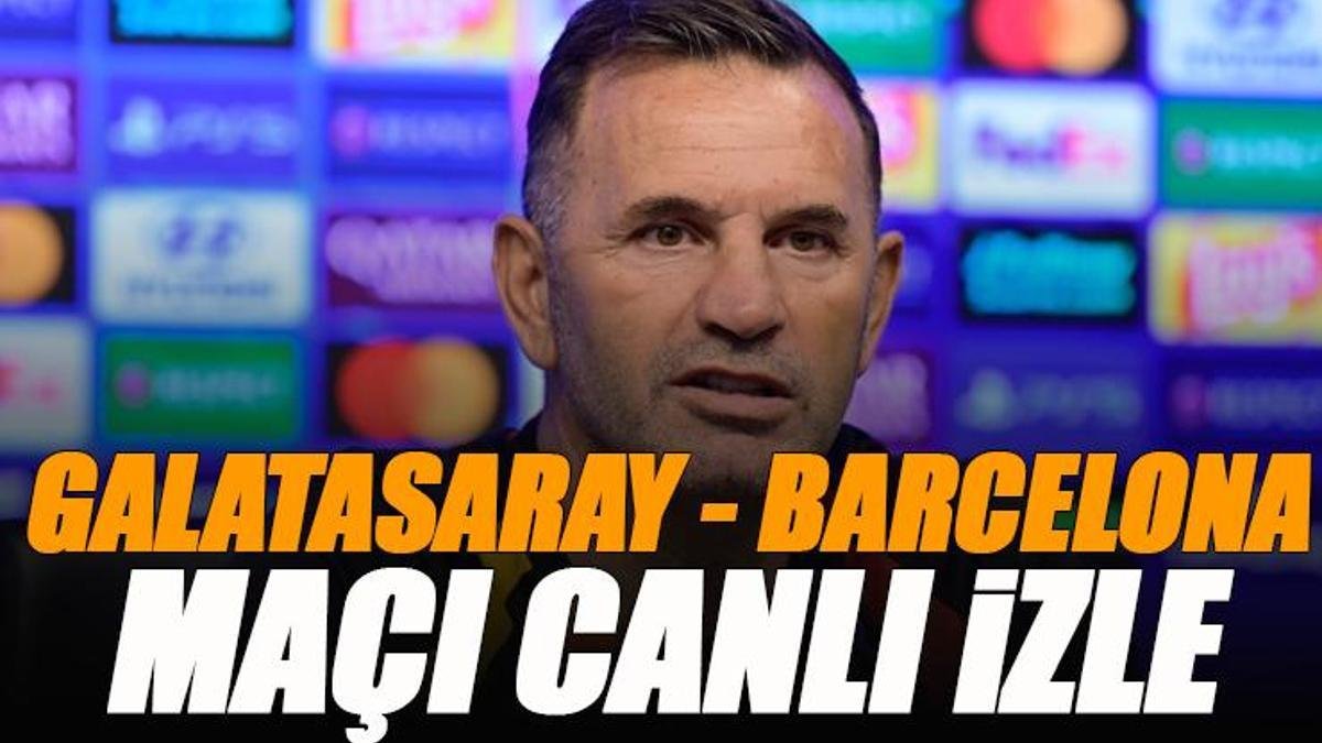 🚨 Galatasaray - Barcelona maçı CANLI İZLE | Şampiyonlar Ligi maçı şifresiz yayın (İnternetten donmadan izle)